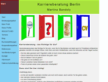 Tablet Screenshot of bandoly-karriereberatung.de